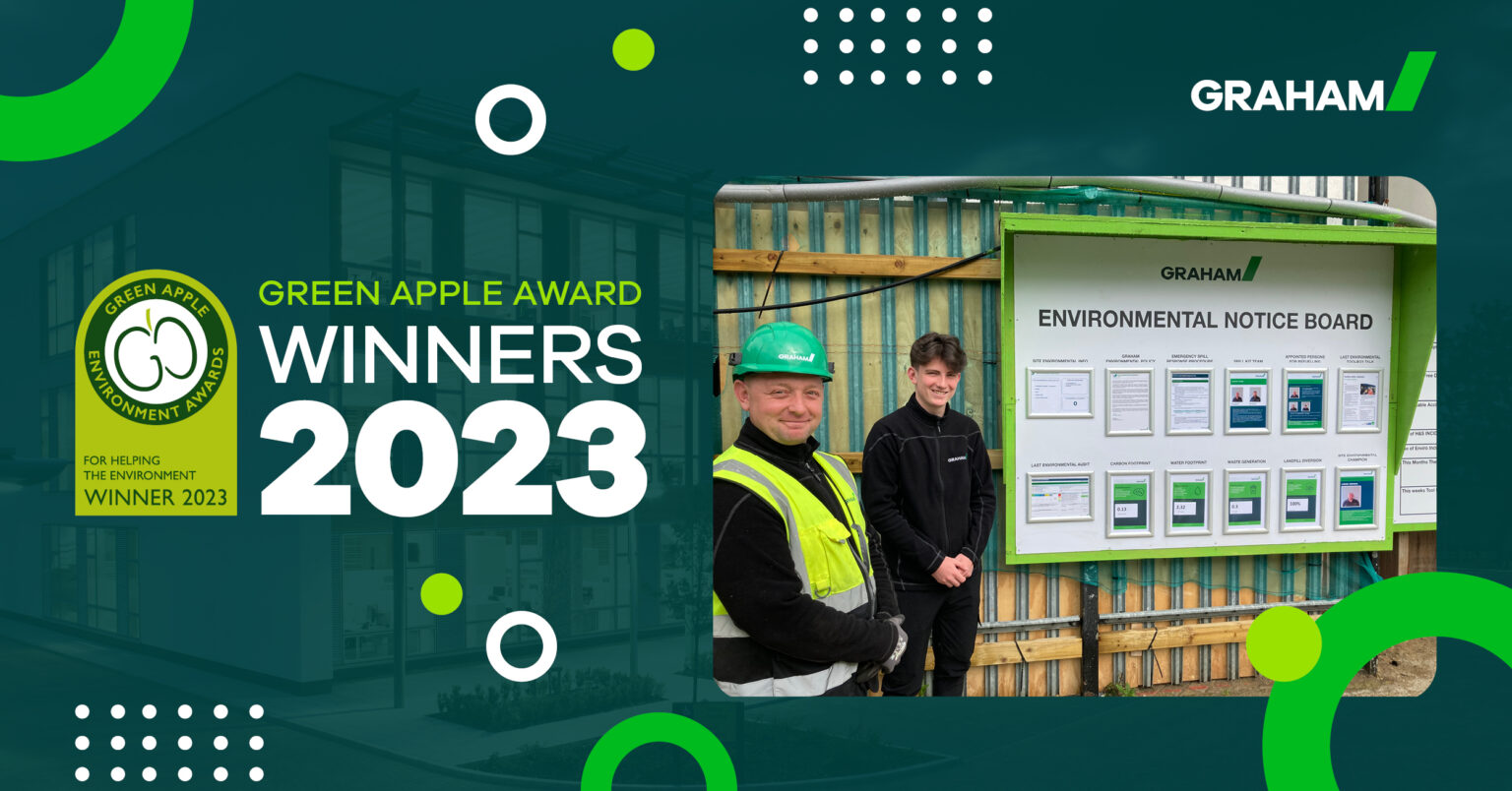 GRAHAM Honored with Green Apple Award 2023 for Innovative South Bank Technical College Nine Elms STEAM Centre 1536x804
