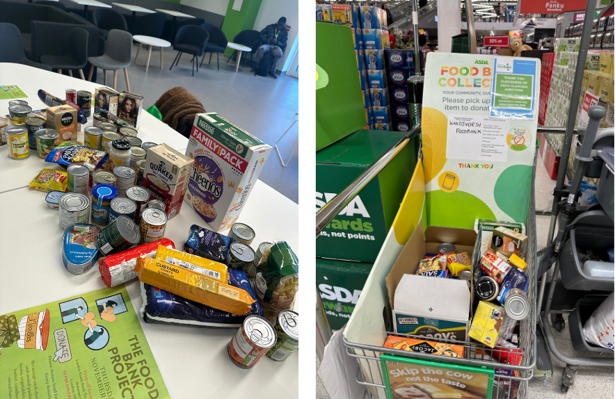 Our Journal banner pictures foodbank