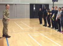 The Army put Lambeth Sports Students through their paces
